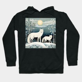 Arctic Foxes I Hoodie